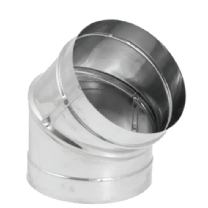 DuraVent DuraBlack 10" 45-Degree Stainless Steel Elbow