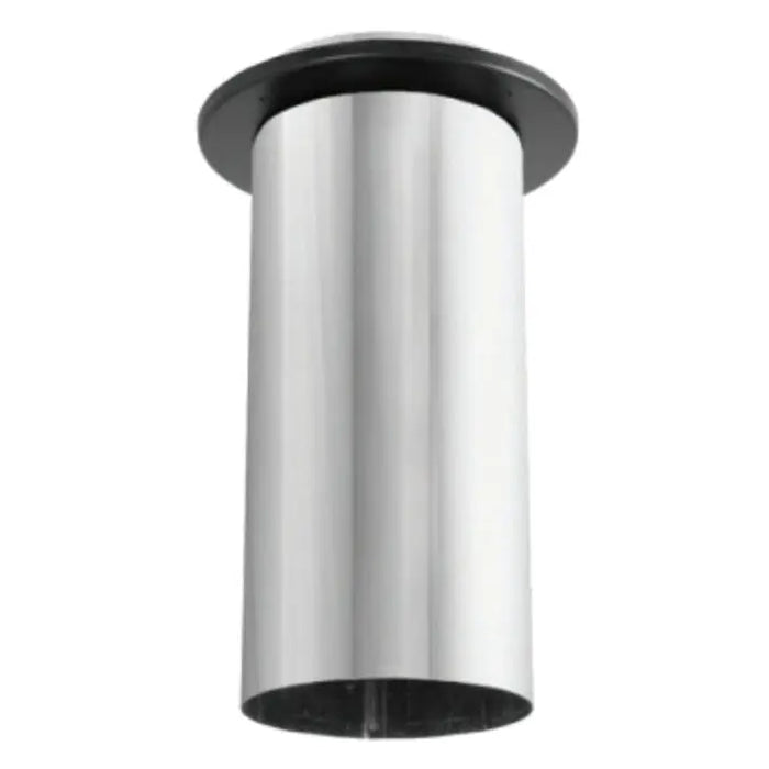 DuraVent DuraBlack 8" Stainless Steel Slip Connector With Trim