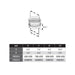 DuraVent DuraBlack Double-Skirted Stovetop Adapter DuraVent Dreamwood Living