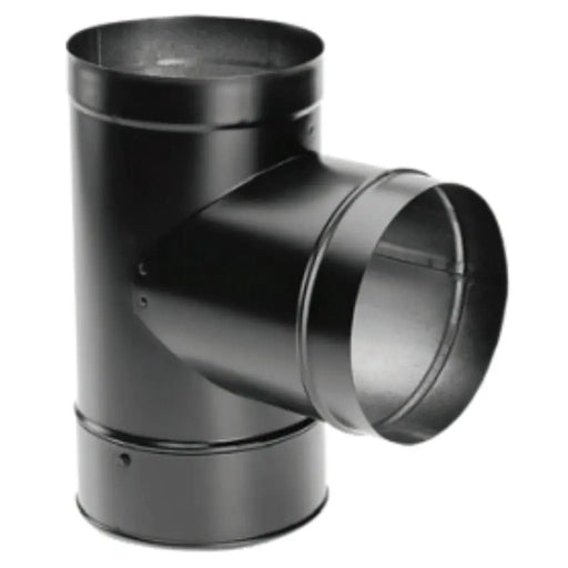 DuraVent DuraBlack Tee With Clean-Out Cap DuraVent Dreamwood Living