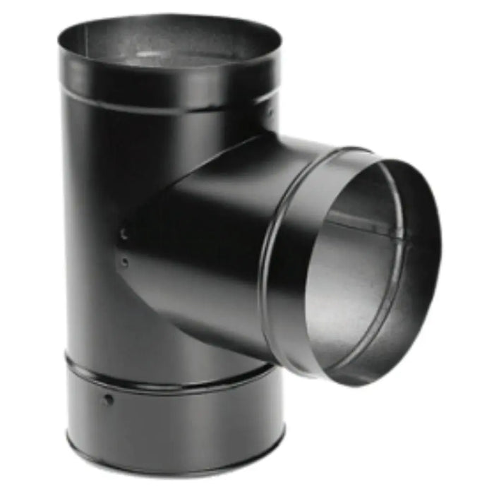 DuraVent DuraBlack Tee With Clean-Out Cap DuraVent Dreamwood Living