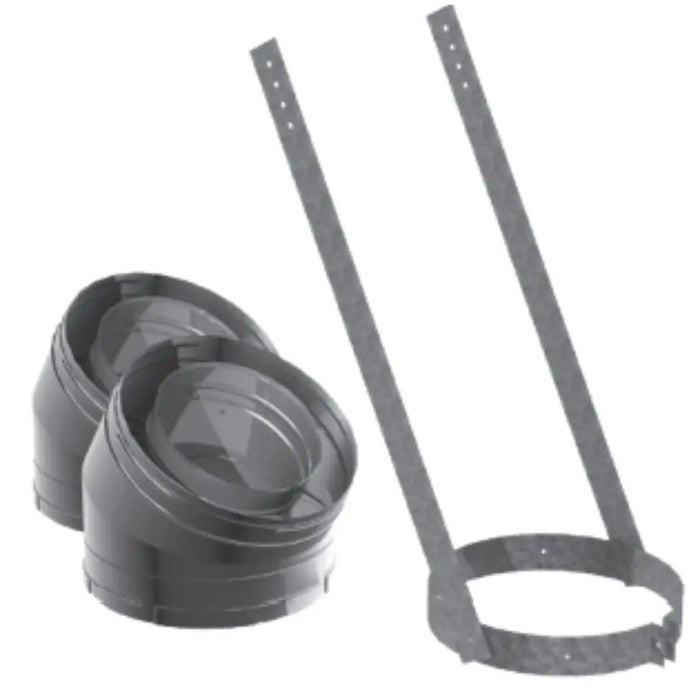 DuraVent DuraChimney II 8" Degree Elbow Kit DuraVent Dreamwood Living