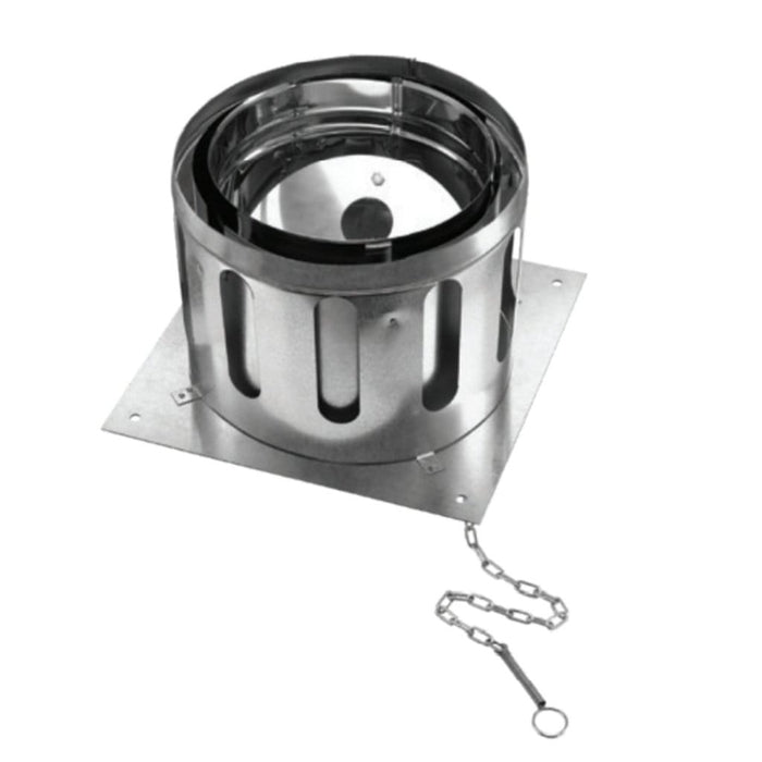 DuraVent DuraChimney ll Anchor Plate with Damper DuraVent Dreamwood Living