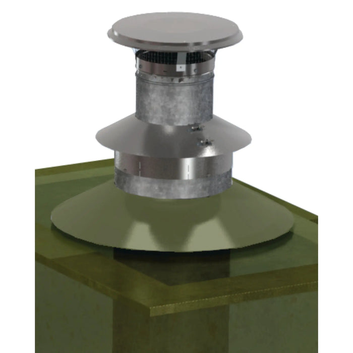 DuraVent DuraFlex 6" 304 Stainless Steel Factory-Built Reline Kit With 15' Flex Length DuraVent Dreamwood Living
