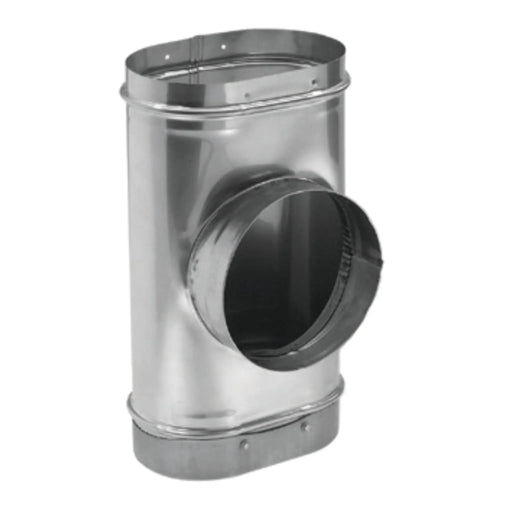 DuraVent DuraLiner 6" Oval Tee and Round Branch With Cap DuraVent Dreamwood Living