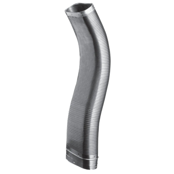 DuraVent DuraLiner 6" Oval-To-Oval Heavy Duty Stainless Steel Flex Pipe DuraVent Dreamwood Living