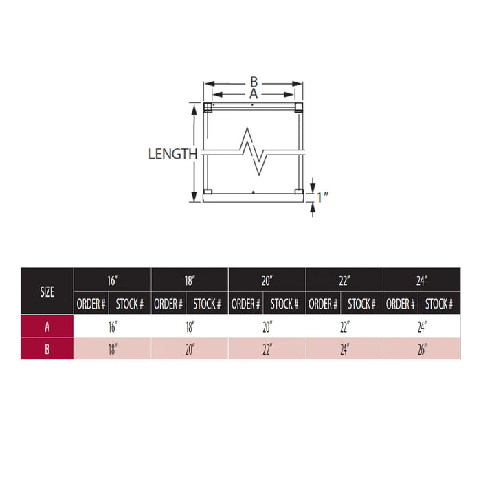 DuraVent DuraTech LDC 24" x 12" Double-Wall All-Fuel Chimney Pipe