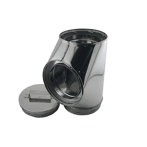 DuraVent DuraTech 5" Diameter Stainless Steel Tee With Cap DuraVent Dreamwood Living
