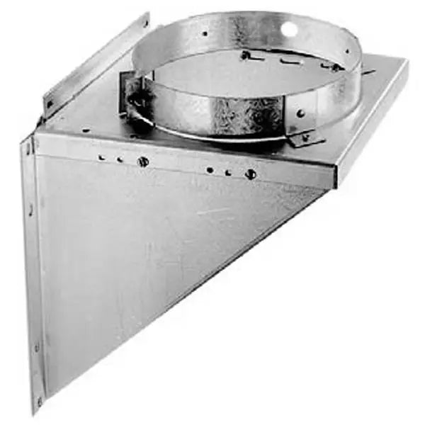DuraVent DuraTech 6" Diameter 6DT-TSBSS Stainless Steel Adjustable Tee Support Bracket