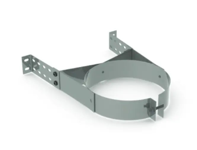 DuraVent DuraTech 7" Diameter Galvanized Steel Adjustable Wall Strap DuraVent Dreamwood Living