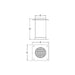 DuraVent DuraTech Chase Air Intake with Rodent Guard DuraVent Dreamwood Living