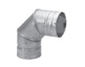 DuraVent PelletVent for Multi-Fuel 3" 90 Degree Galvalume Elbow DuraVent Dreamwood Living