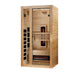 Dynamic Gracia 1-2 Person Full Spectrum Near Zero EMF Infrared Sauna - Canadian Hemlock - view 2