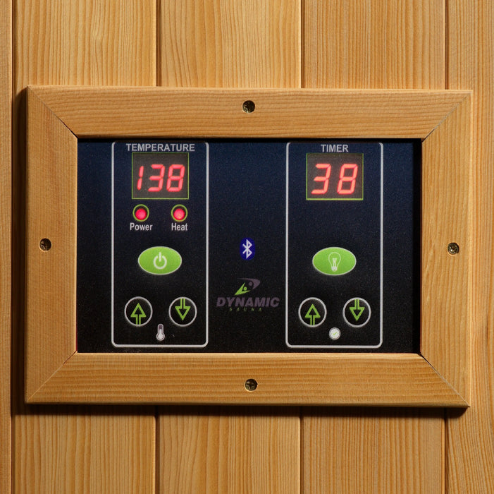 Dynamic Gracia 1-2 Person Full Spectrum Near Zero EMF Infrared Sauna - Canadian Hemlock - view 8