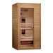 Dynamic Martin 1-2 Person Full Spectrum Near Zero EMF Infrared Sauna - Canadian Hemlock