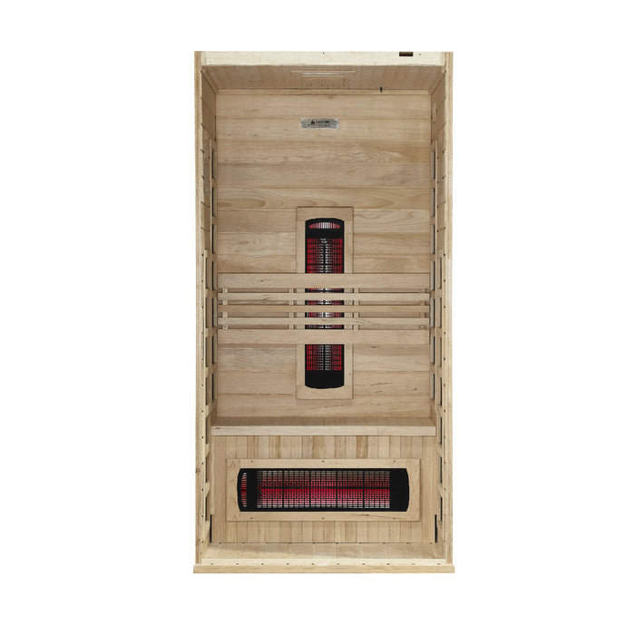 Dynamic Martin 1-2 Person Full Spectrum Near Zero EMF Infrared Sauna - Canadian Hemlock - view 4