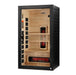 Dynamic Santorini 1-2 Person Full Spectrum Near Zero EMF Infrared Sauna - Canadian Hemlock - view 2
