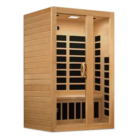 Dynamic Serena 2-Person Low EMF FAR Infrared Sauna - Canadian Hemlock Dynamic