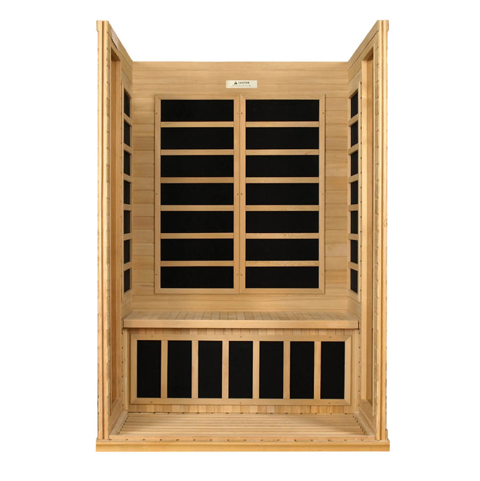 Dynamic Versailles Elite 2 Person Ultra Low EMF FAR Infrared Sauna - Canadian Hemlock - view 5