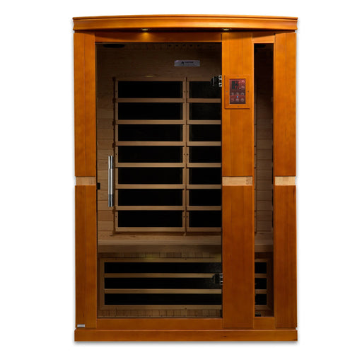 Dynamic Vittoria Elite 2 Person Ultra Low EMF FAR Infrared Sauna - Canadian Hemlock - view 2