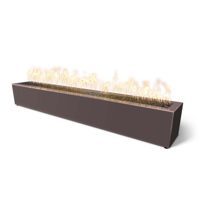 The Outdoor Plus OPT-EAVPC60 Eaves 60" Powder Coat Rectangular Gas Fire Pit