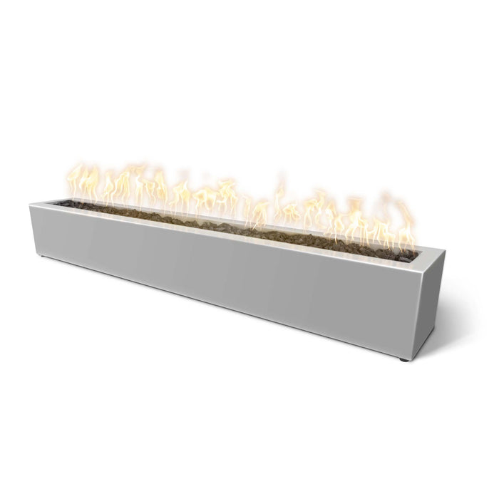 The Outdoor Plus OPT-EAVPC72 Eaves 72" Powder Coat Rectangular Gas Fire Pit