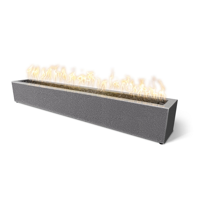 The Outdoor Plus OPT-EAVPC72 Eaves 72" Powder Coat Rectangular Gas Fire Pit