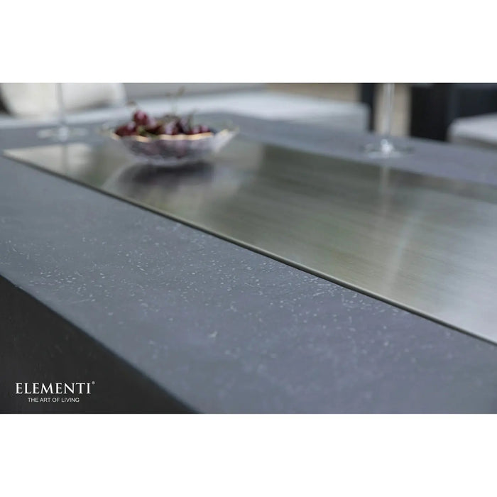 Elementi Andes 66” Concrete Rectangle Fire Table with Hidden Tank Elementi Dreamwood Living