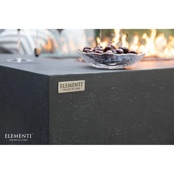 Elementi Andes 66” Concrete Rectangle Fire Table with Hidden Tank Elementi Dreamwood Living
