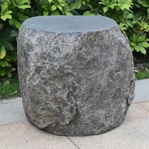 Elementi Boulder 17" Concrete Seat - ONE01-102 Elementi Dreamwood Living