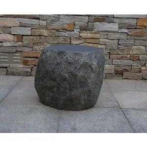 Elementi Boulder 17" Concrete Seat - ONE01-102 Elementi Dreamwood Living