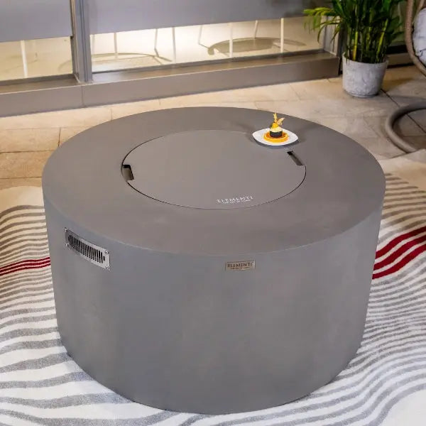 Elementi Pacaya 43” Round Fire Table with Hidden Tank Elementi Dreamwood Living