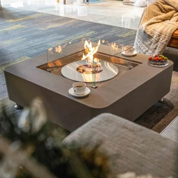 Elementi Perth Ethanol Square Fire Table Elementi Dreamwood Living