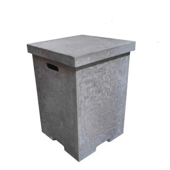 Elementi Plus 24.4" H Square Concrete Liquid Propane Tank Cover ONB01-105 Elementi Plus Dreamwood Living