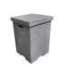 Elementi Plus 24.4" H Square Concrete Liquid Propane Tank Cover ONB01-105 Elementi Plus Dreamwood Living