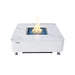 Elementi Plus Annecy 42" Marble Porcelain Fire Table, Bianco White - OFP101 Elementi Plus Dreamwood Living