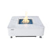 Elementi Plus Annecy 42" Marble Porcelain Fire Table, Bianco White - OFP101 Elementi Plus Dreamwood Living