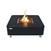 Elementi Plus Annecy 42" Marble Porcelain Fire Table, Bulgaria Black - OFP101BB Elementi Plus Dreamwood Living