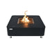 Elementi Plus Annecy 42" Marble Porcelain Fire Table, Bulgaria Black - OFP101BB Elementi Plus Dreamwood Living
