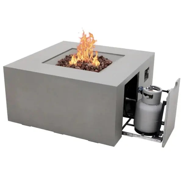 Elementi Rocky 43” Square Fire Table with Hidden Tank Elementi Dreamwood Living