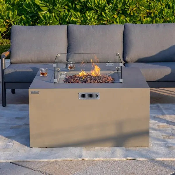 Elementi Rocky 43” Square Fire Table with Hidden Tank Elementi Dreamwood Living
