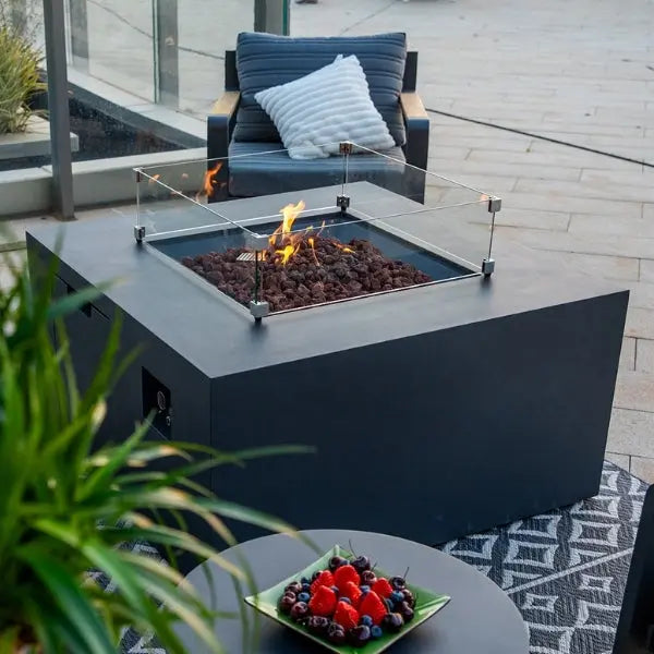 Elementi Rocky 43” Square Fire Table with Hidden Tank Elementi Dreamwood Living