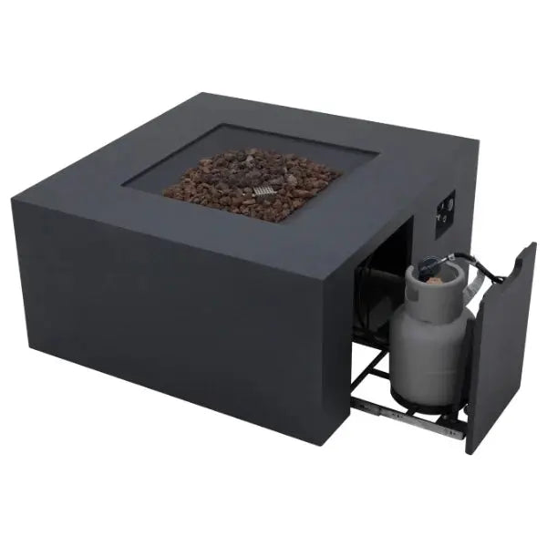 Elementi Rocky 43” Square Fire Table with Hidden Tank Elementi Dreamwood Living