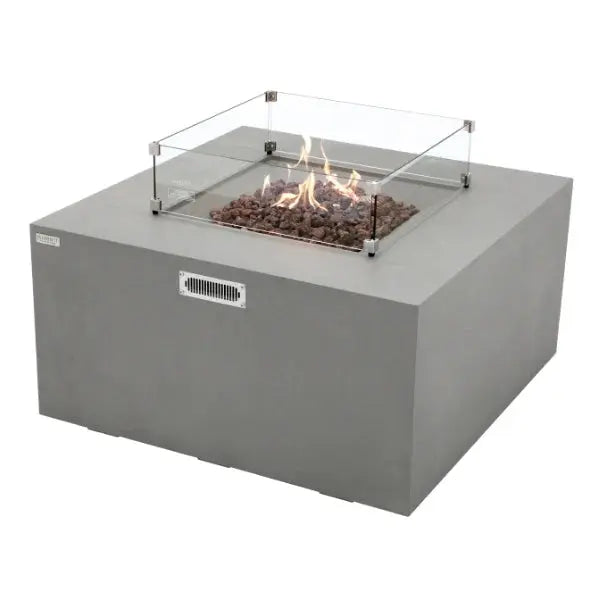Elementi Rocky 43” Square Fire Table with Hidden Tank Elementi Dreamwood Living