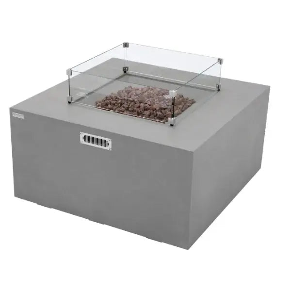 Elementi Rocky 43” Square Fire Table with Hidden Tank Elementi Dreamwood Living