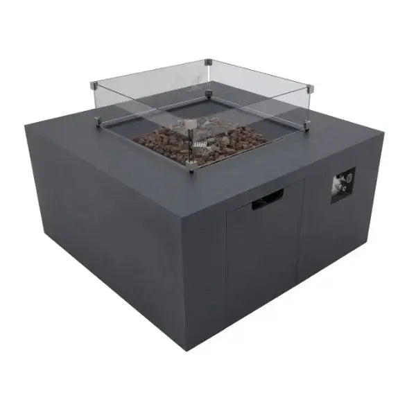 Elementi Rocky 43” Square Fire Table with Hidden Tank Elementi Dreamwood Living