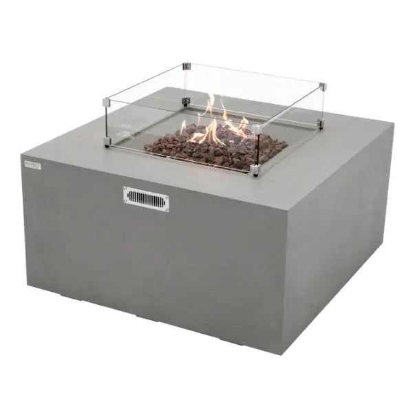 Elementi Rocky 43” Square Fire Table with Hidden Tank Elementi Dreamwood Living