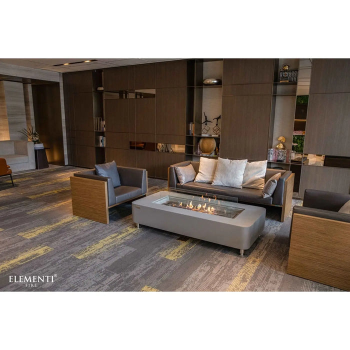 Elementi Sydney Ethanol Rectangle Fire Table Elementi Dreamwood Living