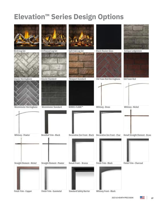 Napoleon Elevation 42 Direct Vent Gas Fireplace Napoleon Hearth