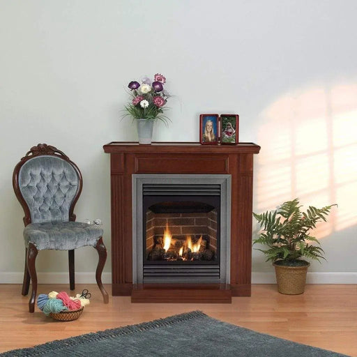 Empire 24" Vail Vent-Free Fireplace with Slope Glaze Burner - Millivolt Control with On/Off Switch Empire Comfort Systems